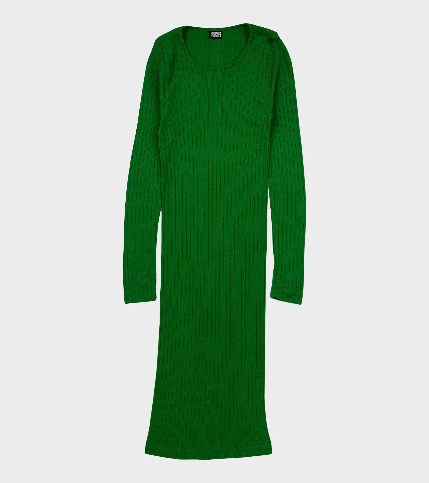 101 John Rib Dress Apple Green