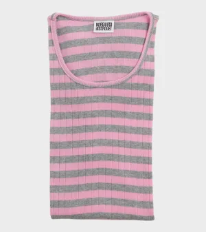 101 Rib Extra Light Pink/Grey Melange