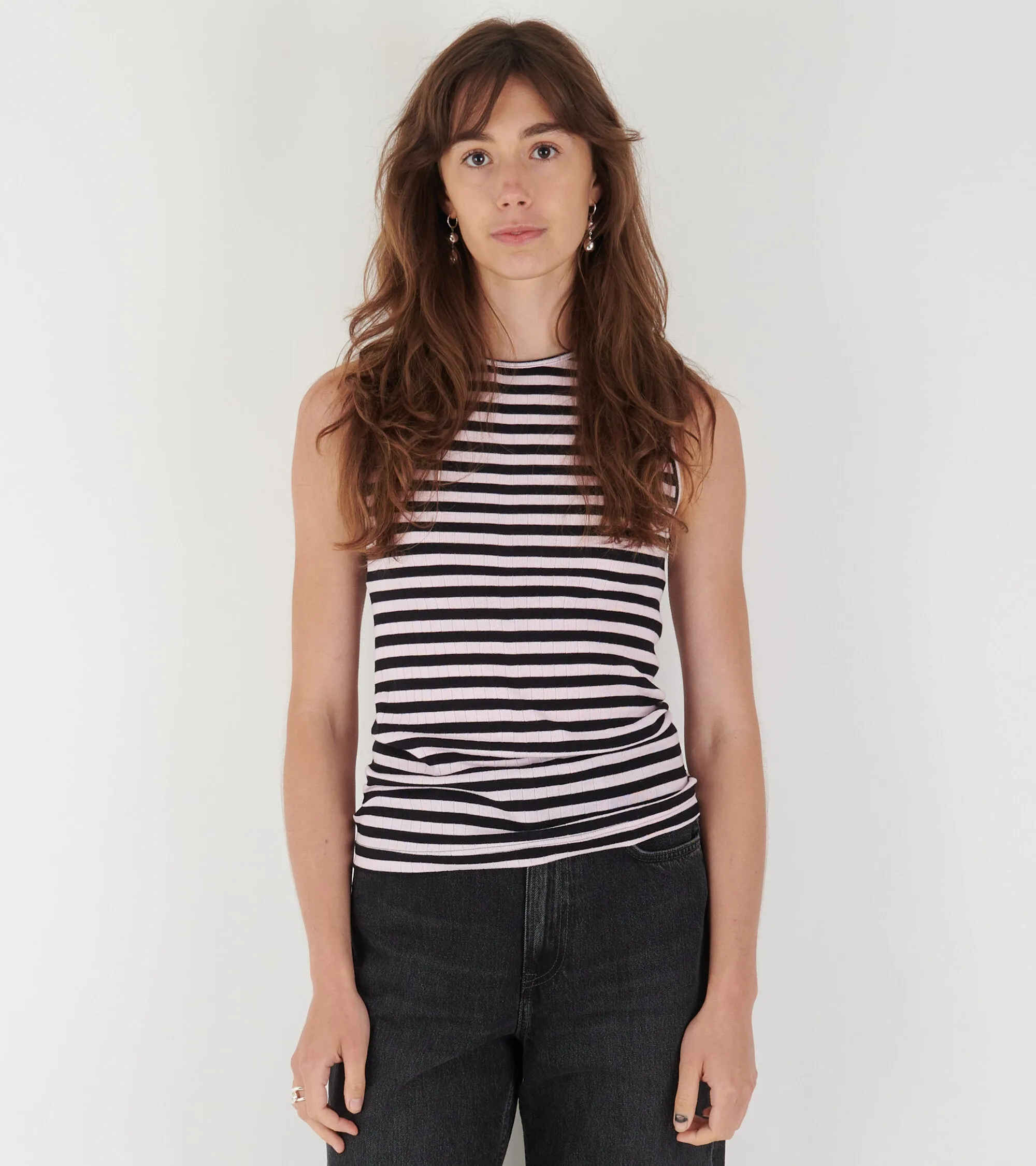 101 Tank Top Black/Pink