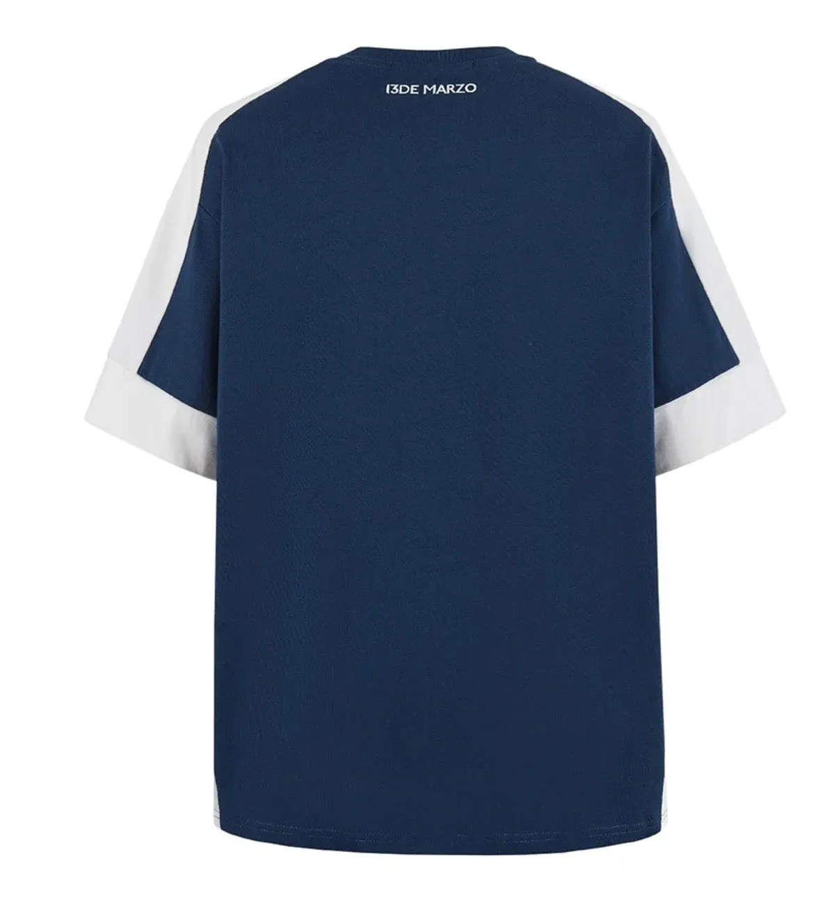 13DE MARZO Hook & Loop Logo T-Shirt (Navy)