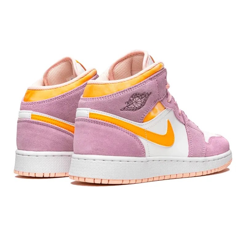 Air Jordan 1 Mid GS Arctic Pink