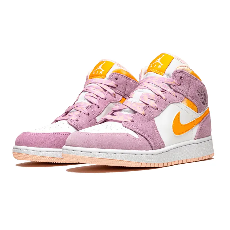Air Jordan 1 Mid GS Arctic Pink