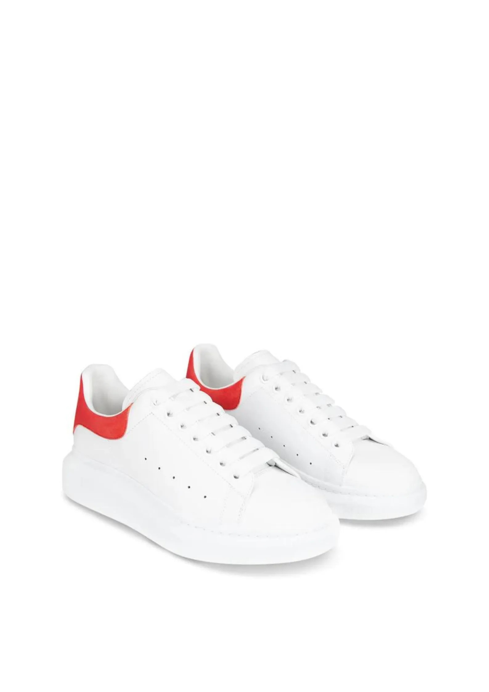 Alexander McQueen Oversized Sneaker (White Warm Orange)