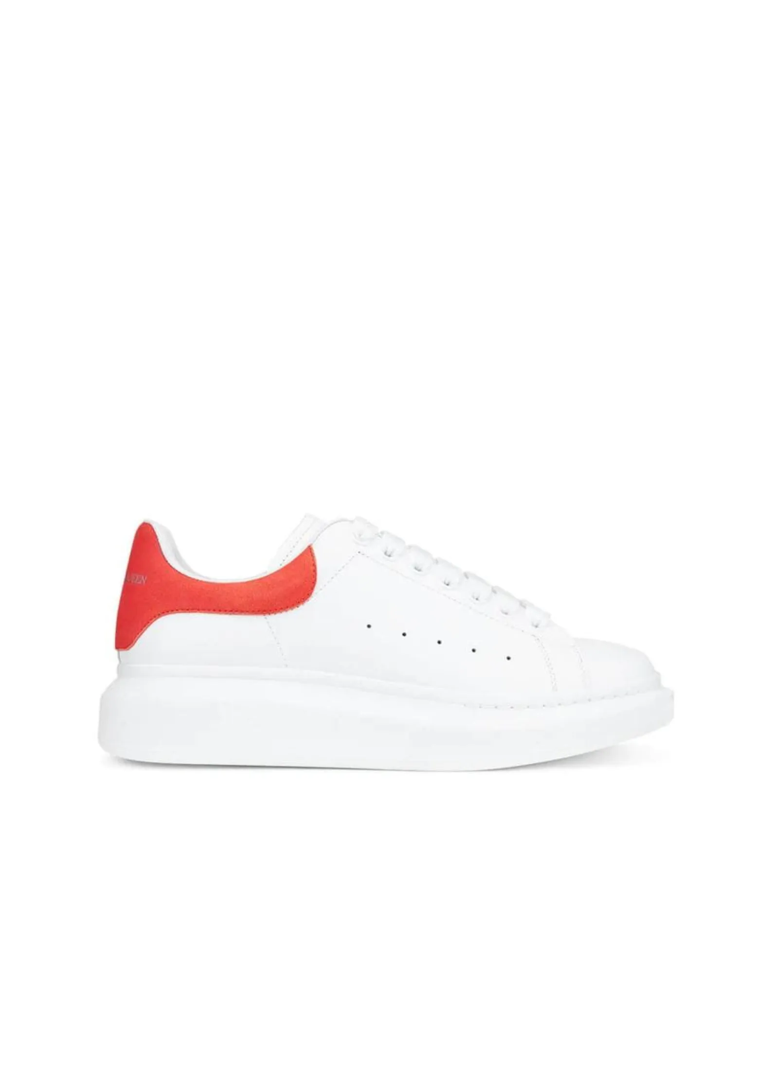 Alexander McQueen Oversized Sneaker (White Warm Orange)