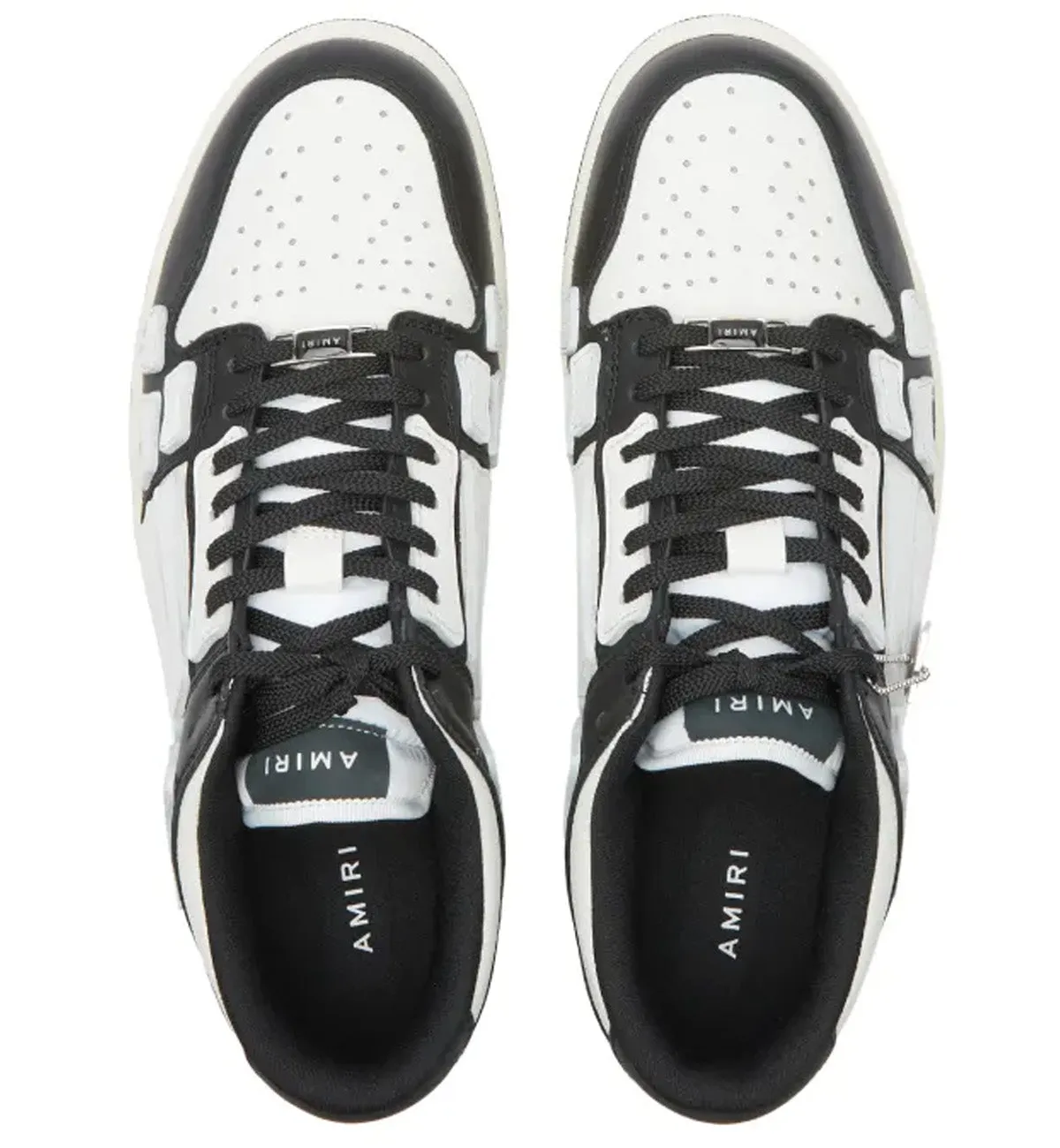 Amiri Skel-Top Low - Black / White