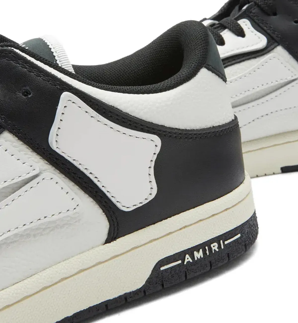 Amiri Skel-Top Low - Black / White