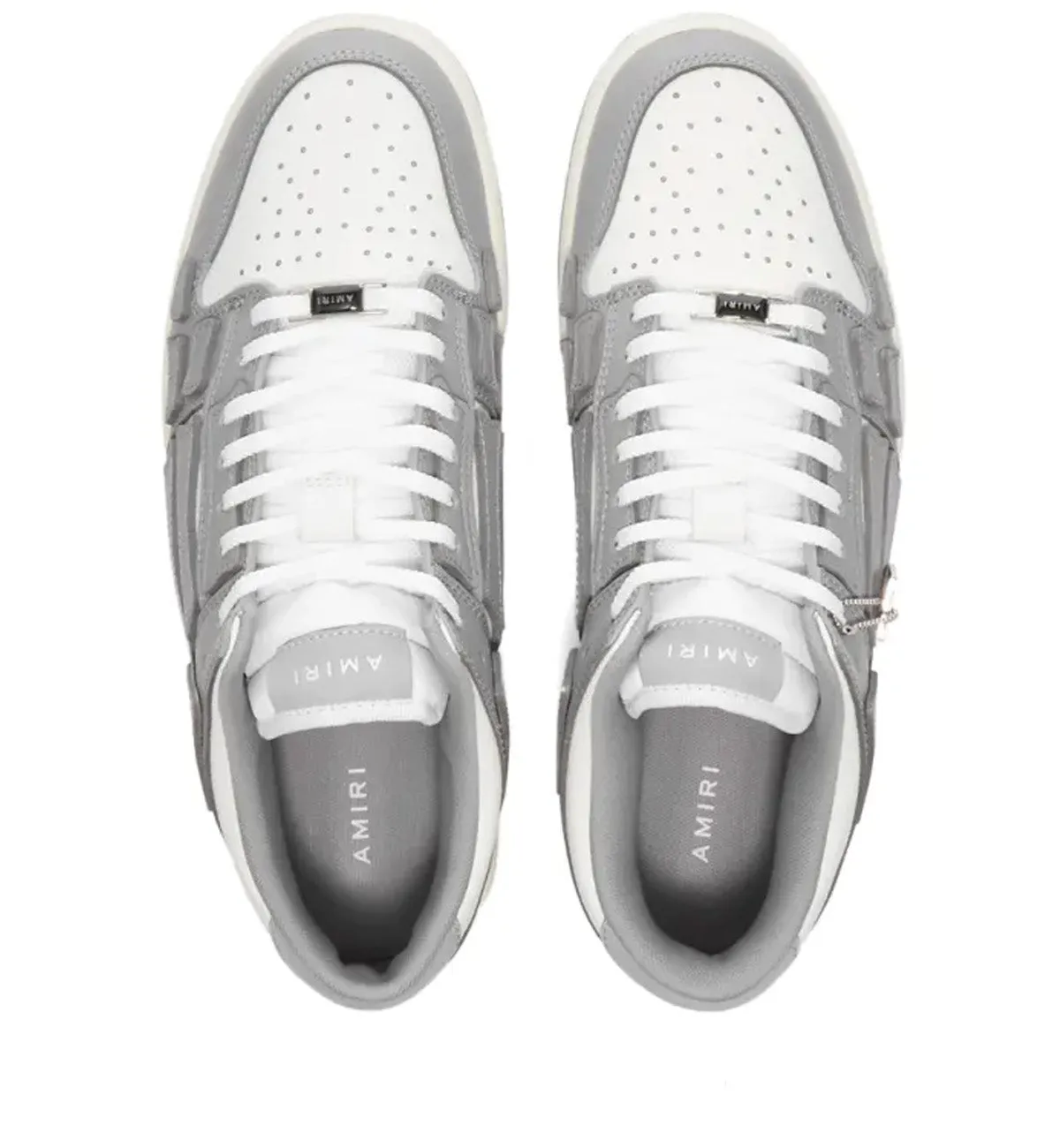 Amiri Skel-Top Low - Grey / White