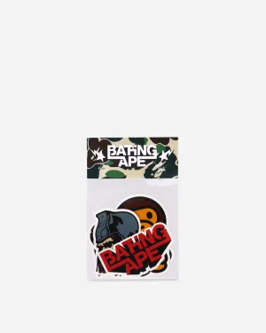 BAPE Sticker Set Multicolor