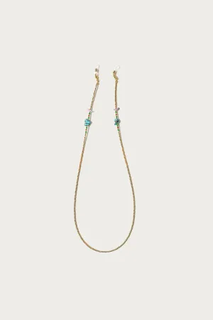 Beads Eyeglass Holder Strap - Gold