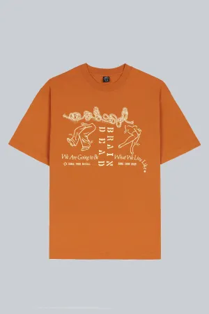 BRAIN DEAD LIFE BEYOND T-SHIRT NUTMEG