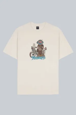 BRAIN DEAD MOTO HIKER T-SHIRT NATURAL