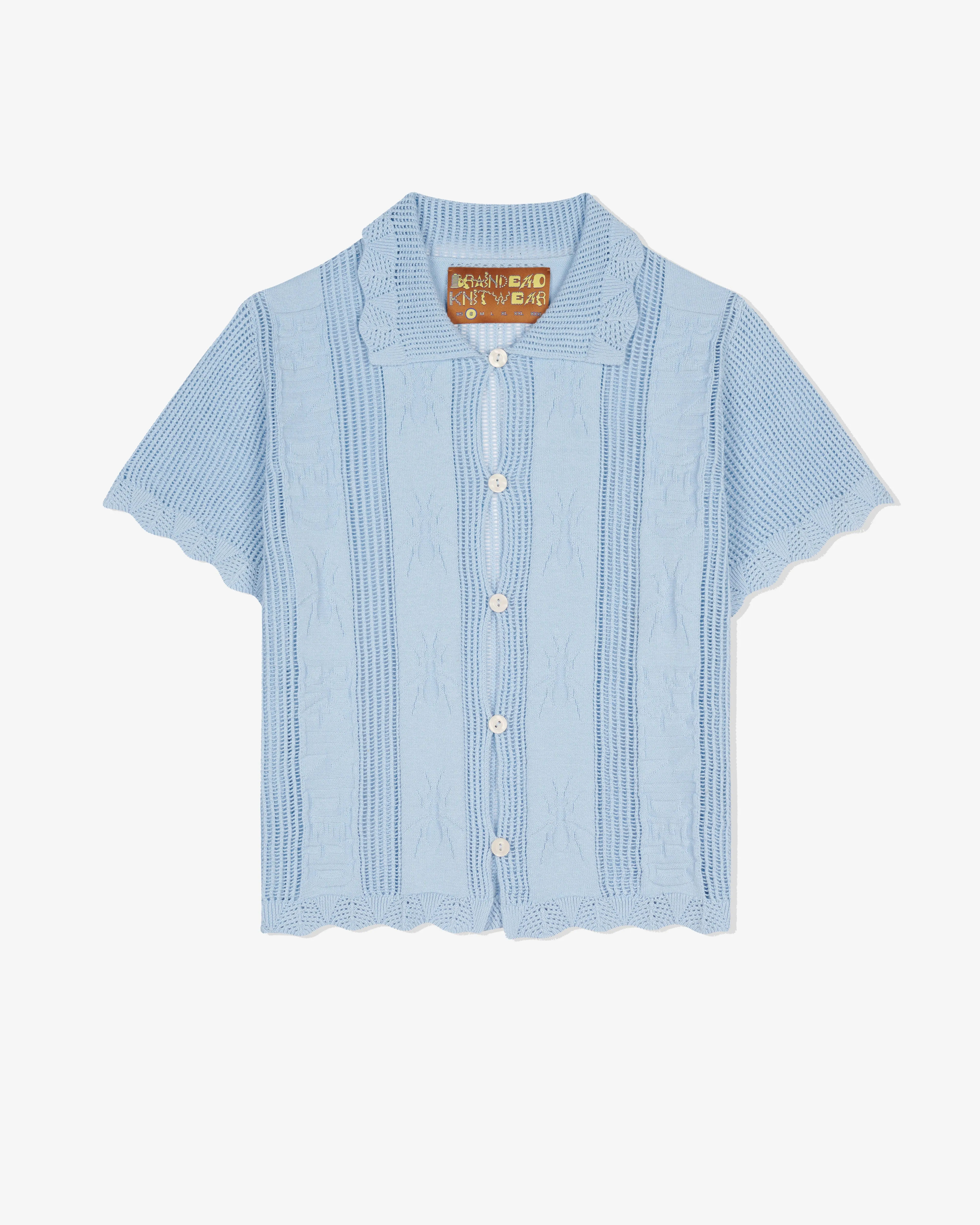 Brain Dead - Women's Translucent Doily Top - (Light Blue)