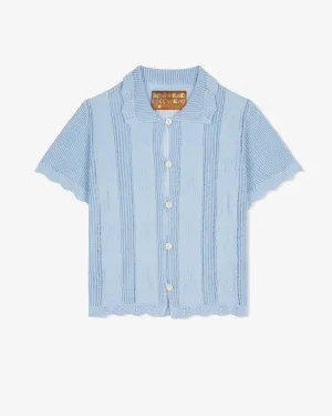 Brain Dead - Women's Translucent Doily Top - (Light Blue)