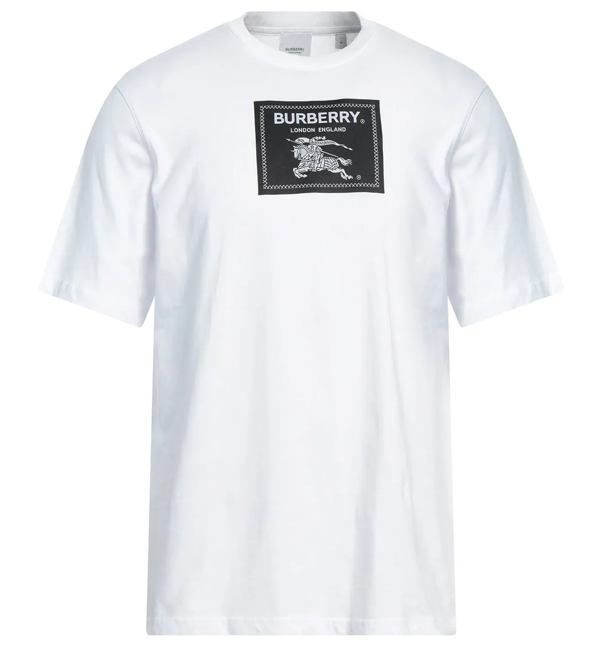 Burberry Equestrian Knight Device T-Shirt (White)
