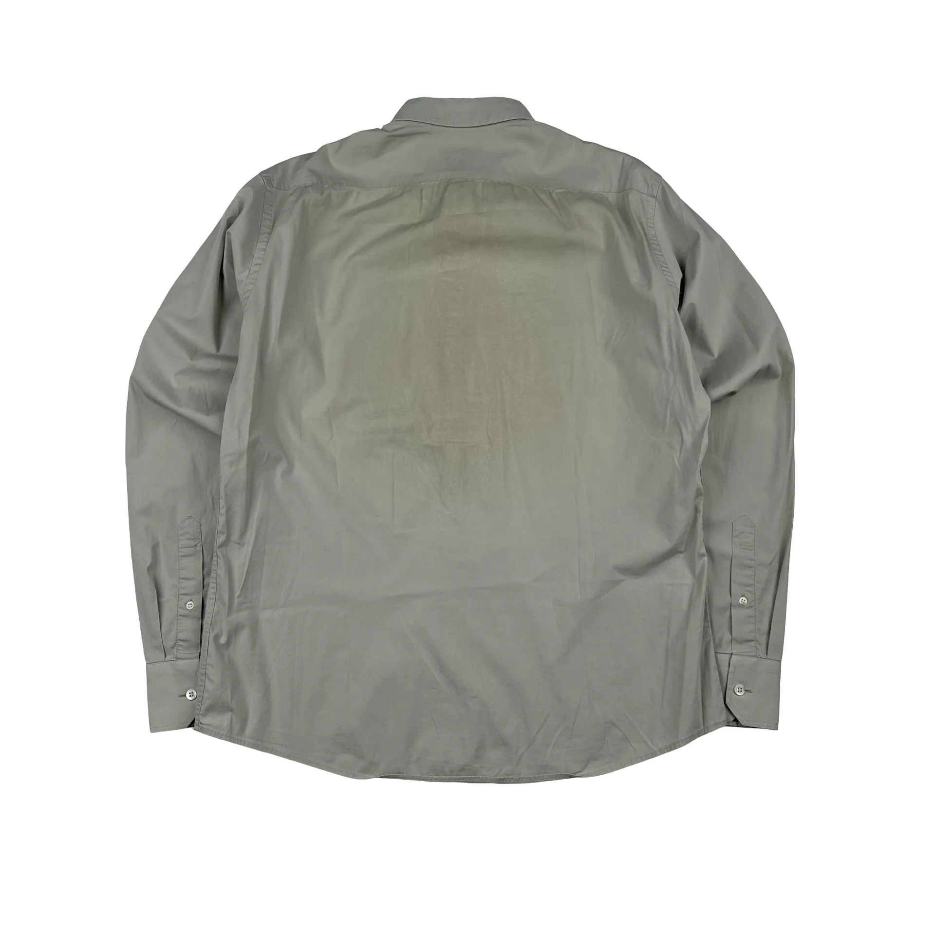 Burberry Grey Button Up Shirt - Large