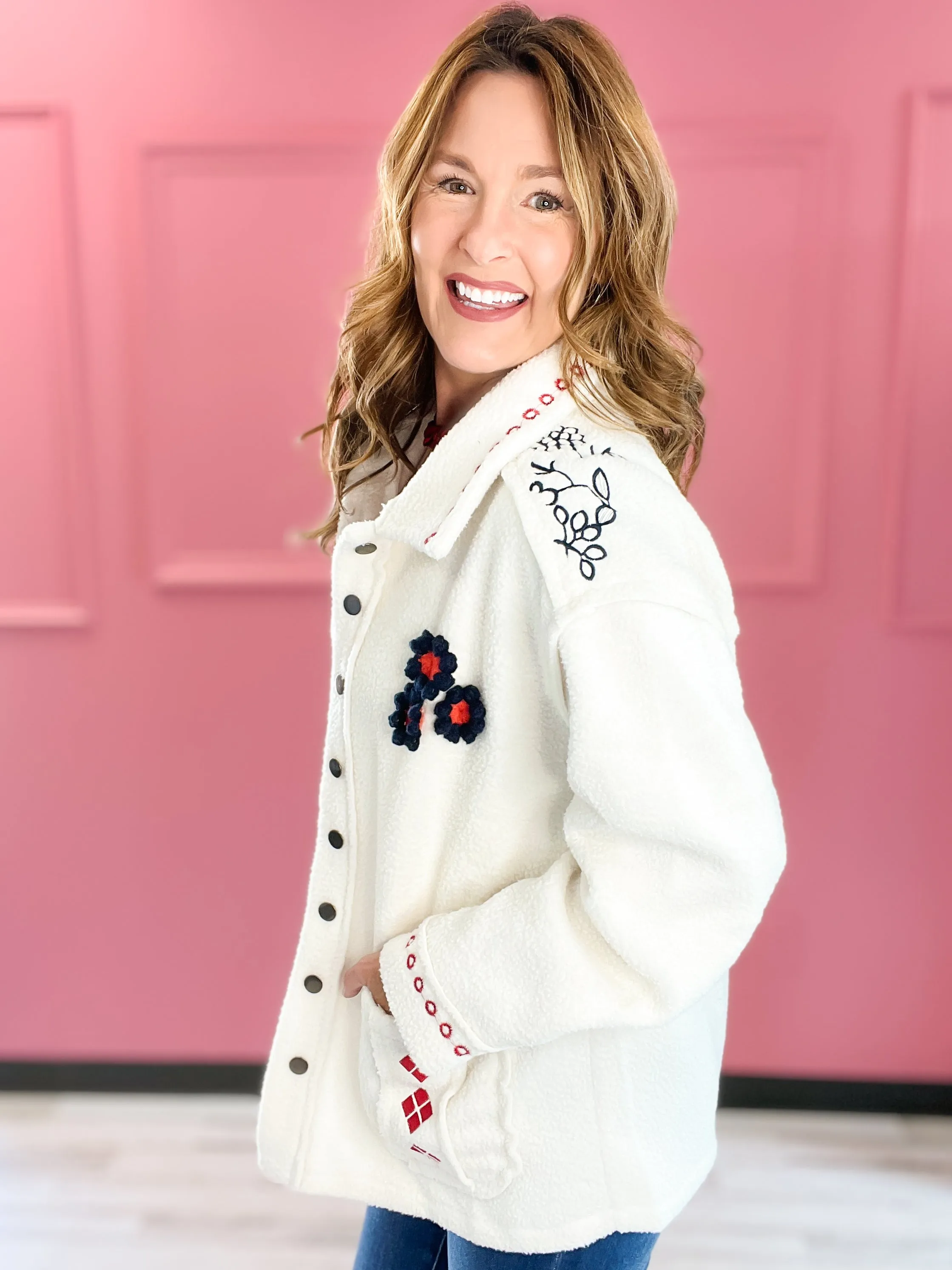 Can't Take My Eyes Off You Sherpa Jacket