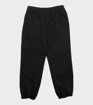 Canvas Track Pants Black