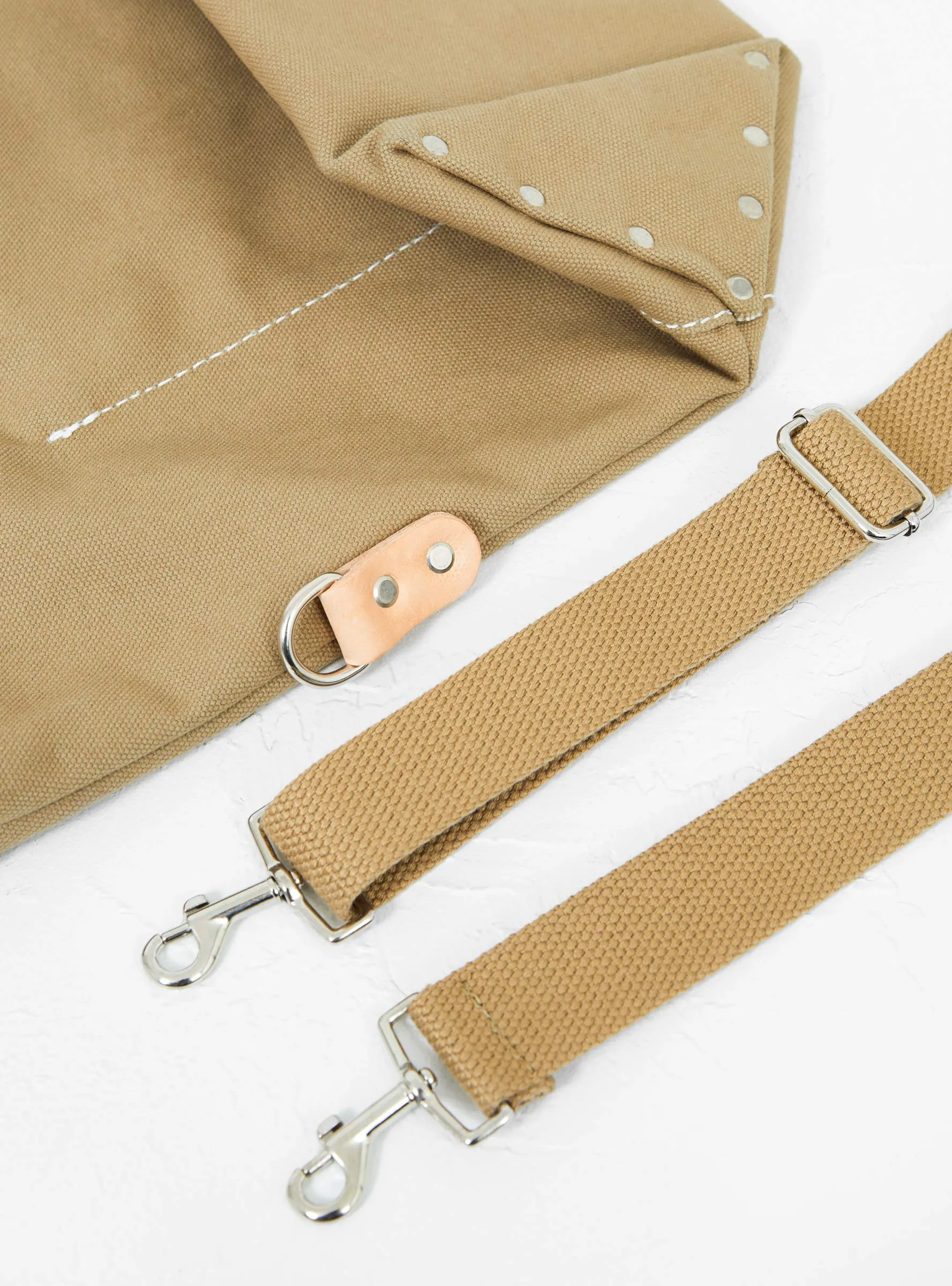 Canvas Utility 2 Way Bag Natural