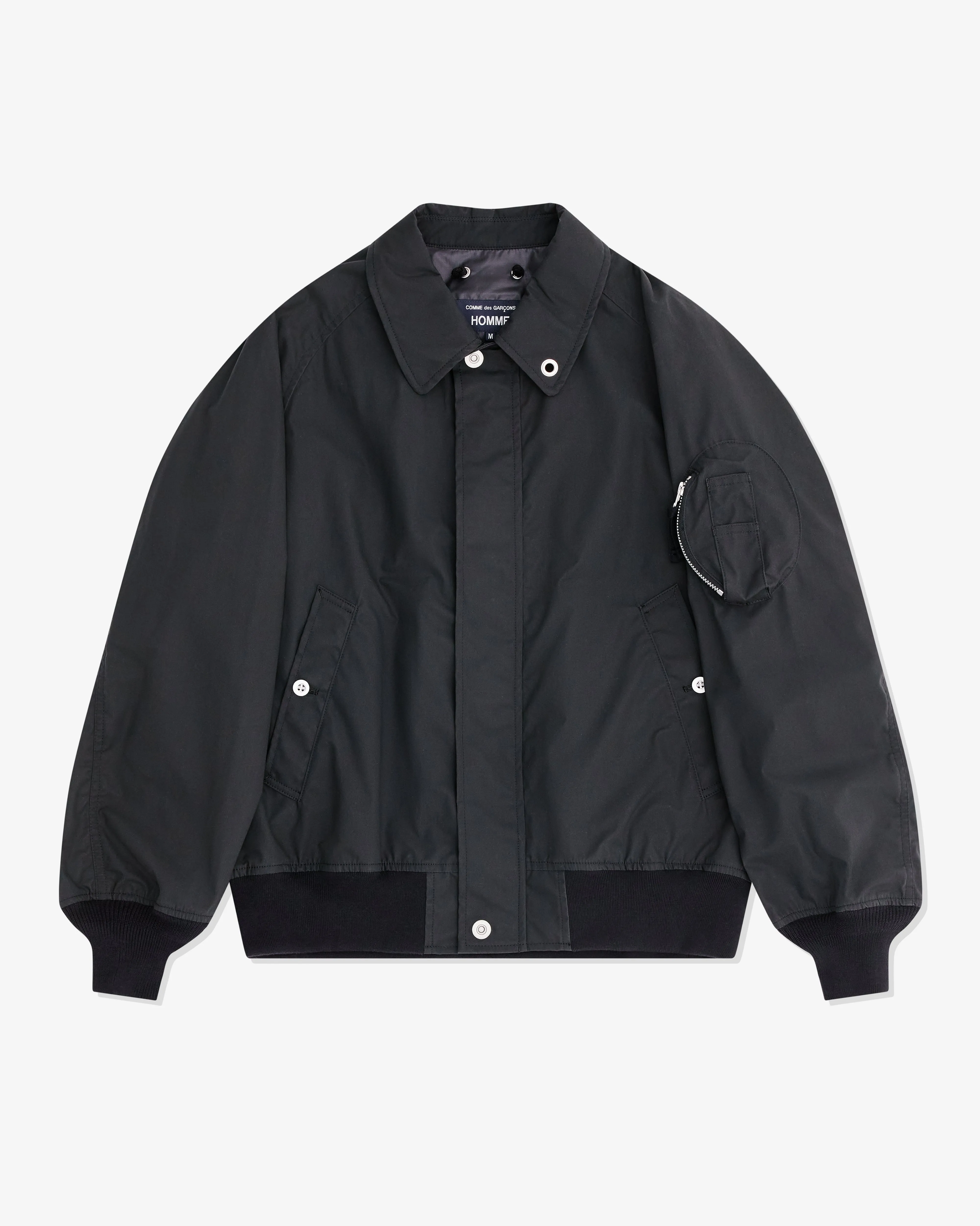 CDG Homme - Men's Dry Oil Bomber Jacket - (Black)
