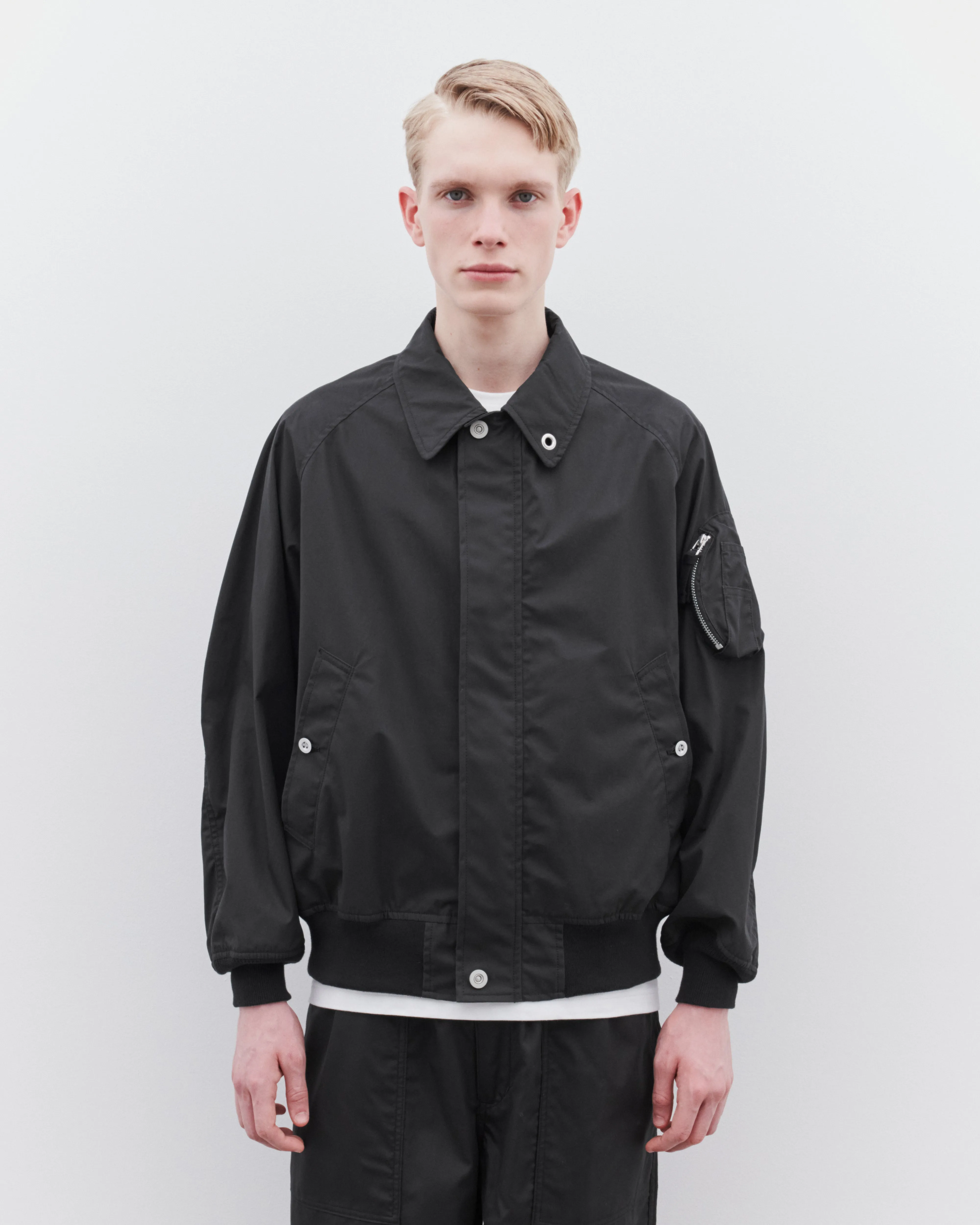 CDG Homme - Men's Dry Oil Bomber Jacket - (Black)