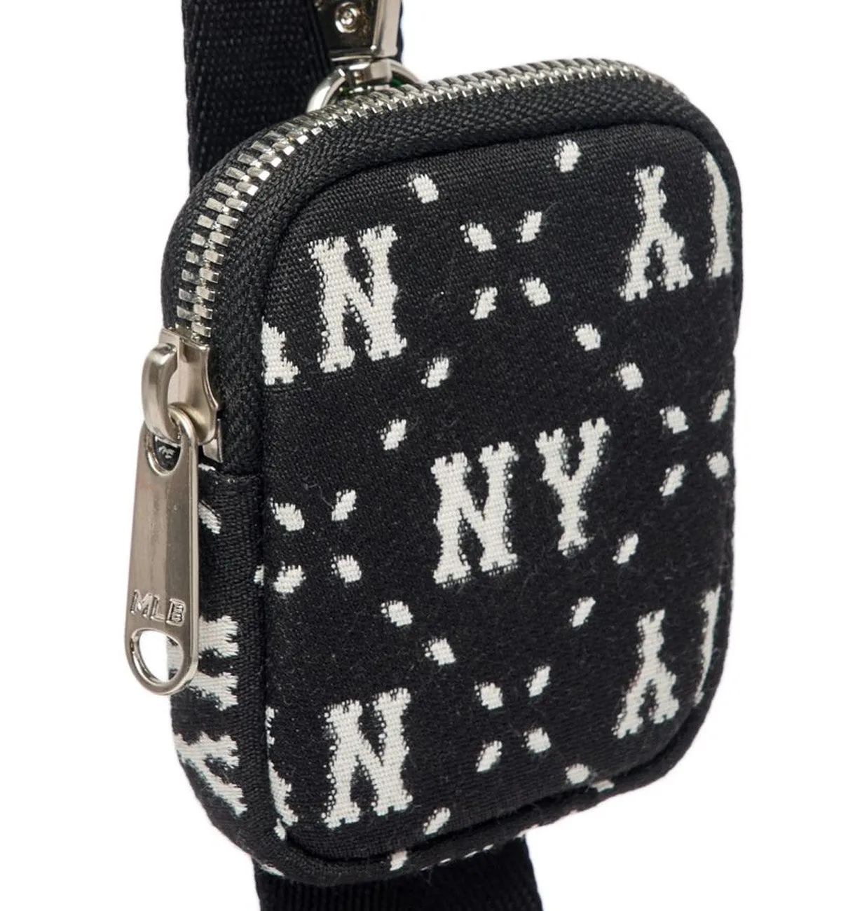 Dia Monogram Jacquard Mini Cross Bag (Black Green)