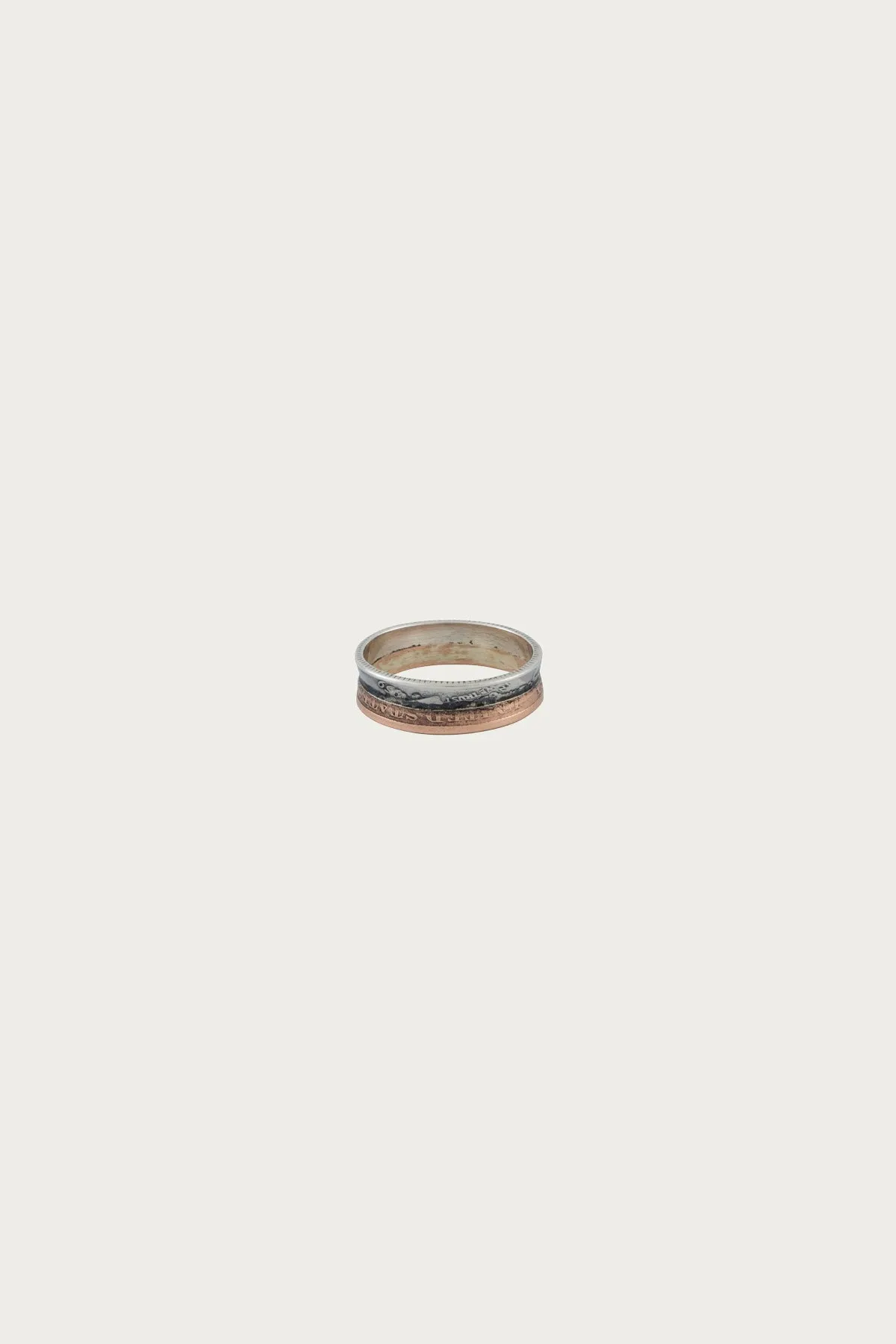Dime & Penny 2 Tone Ring