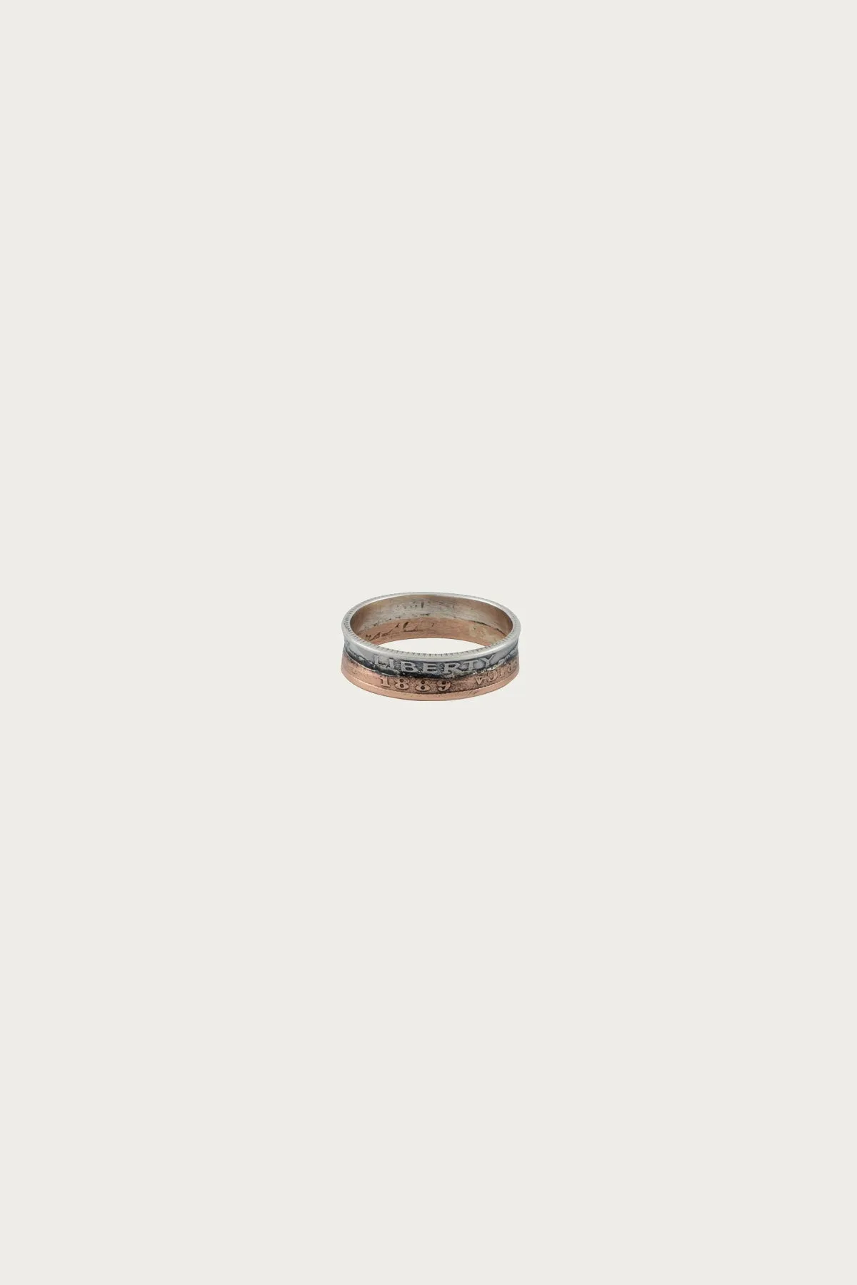 Dime & Penny 2 Tone Ring