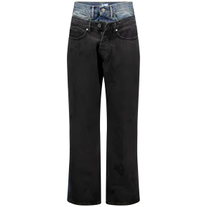 Double Waist Denim Jeans