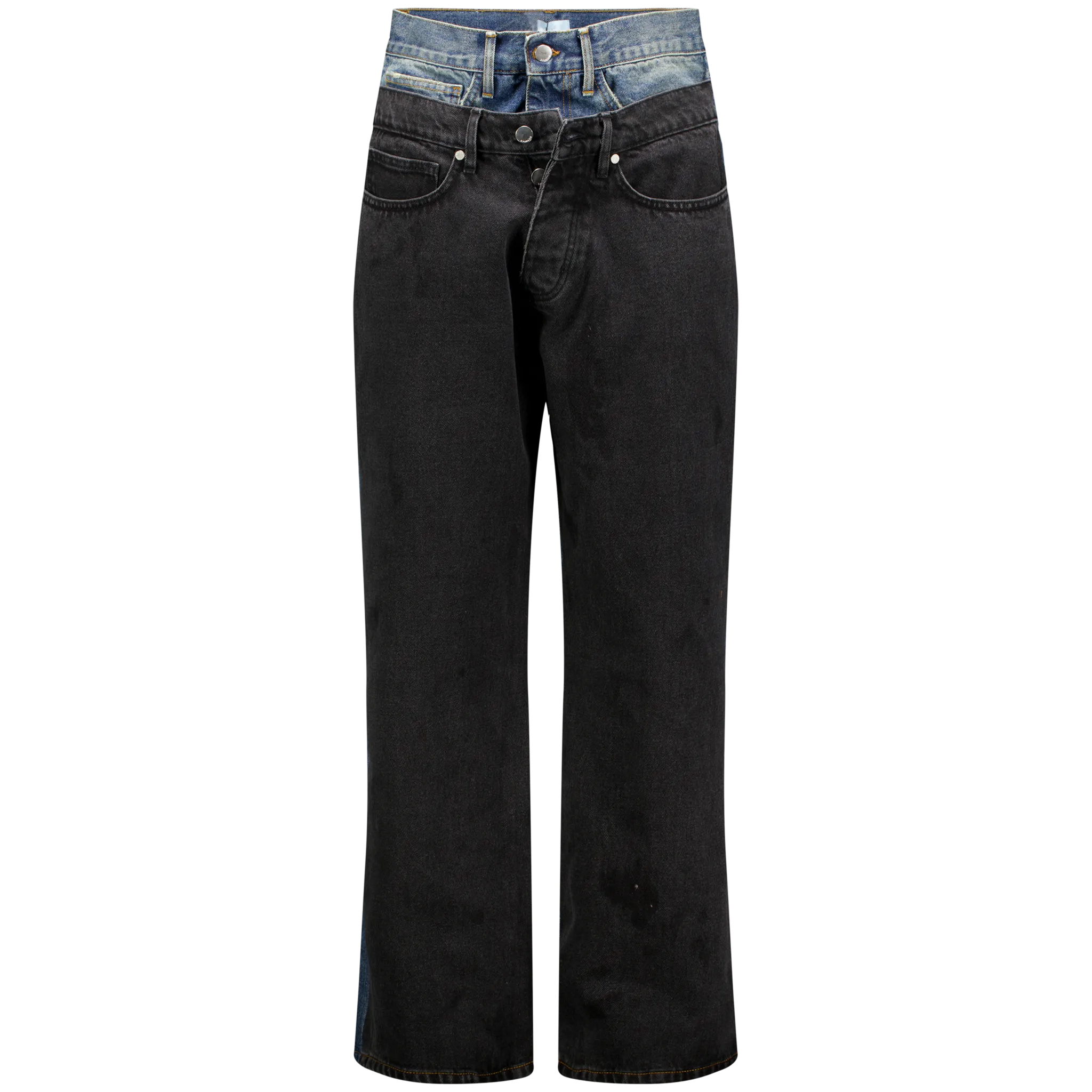 Double Waist Denim Jeans
