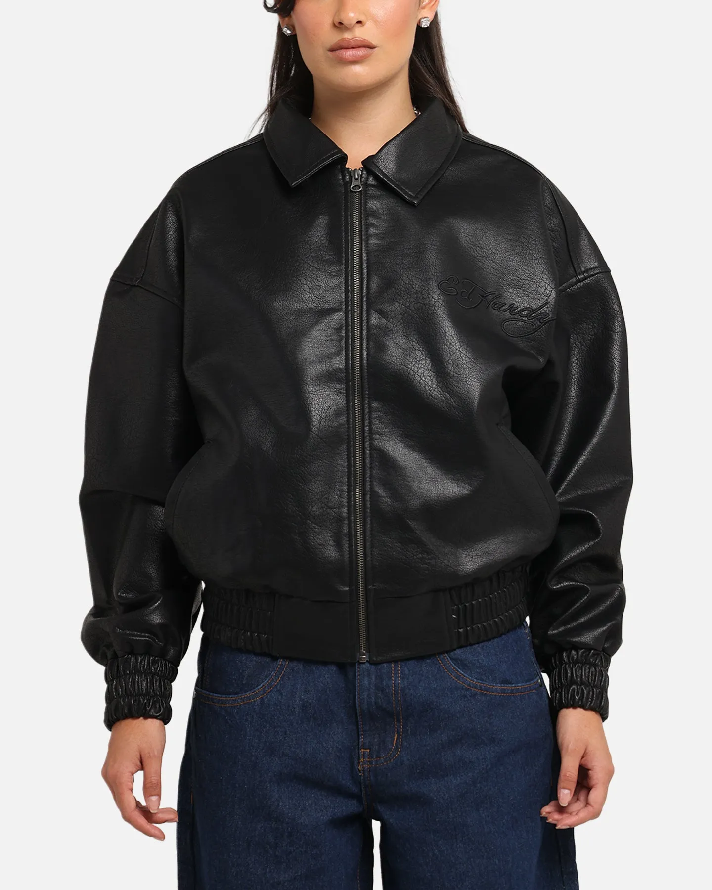 Ed Hardy Eagle Jacket Black