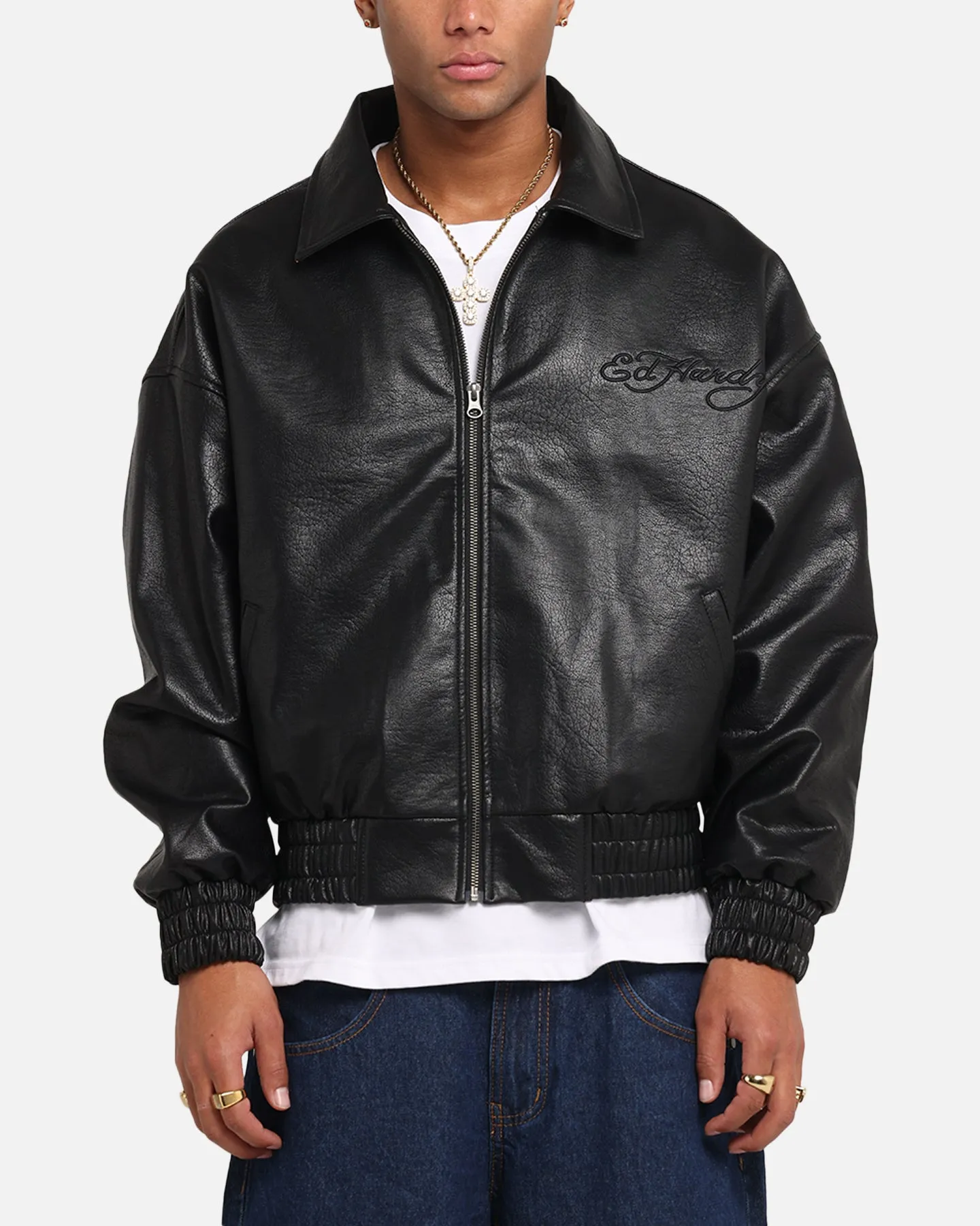 Ed Hardy Eagle Jacket Black