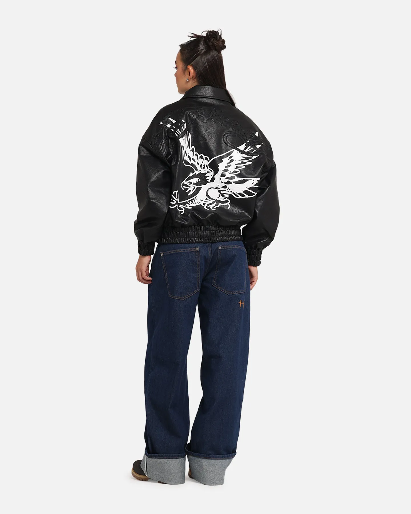 Ed Hardy Eagle Jacket Black