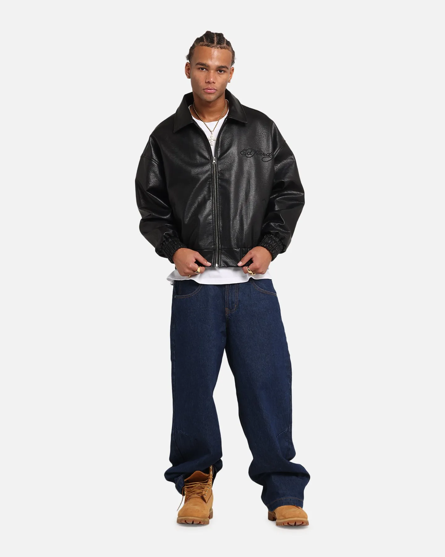 Ed Hardy Eagle Jacket Black