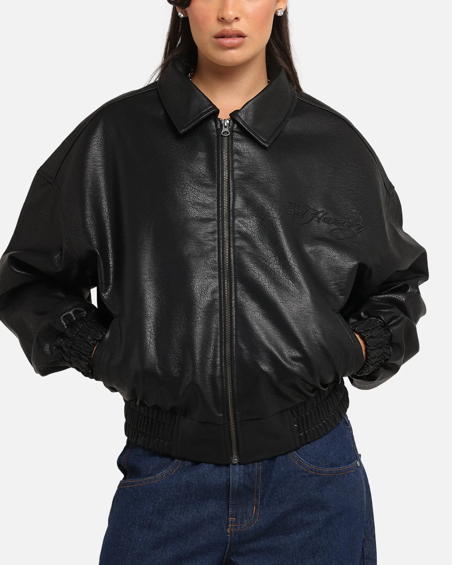 Ed Hardy Eagle Jacket Black