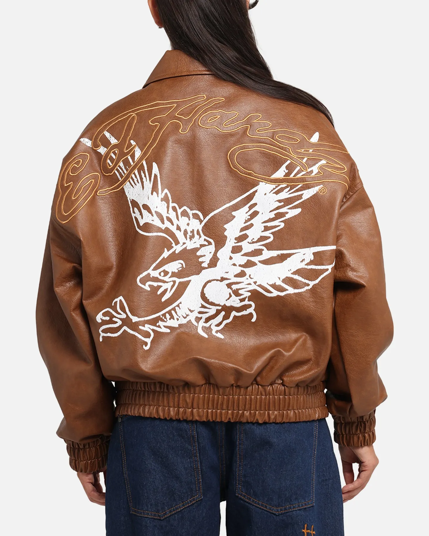 Ed Hardy Eagle Jacket Brown