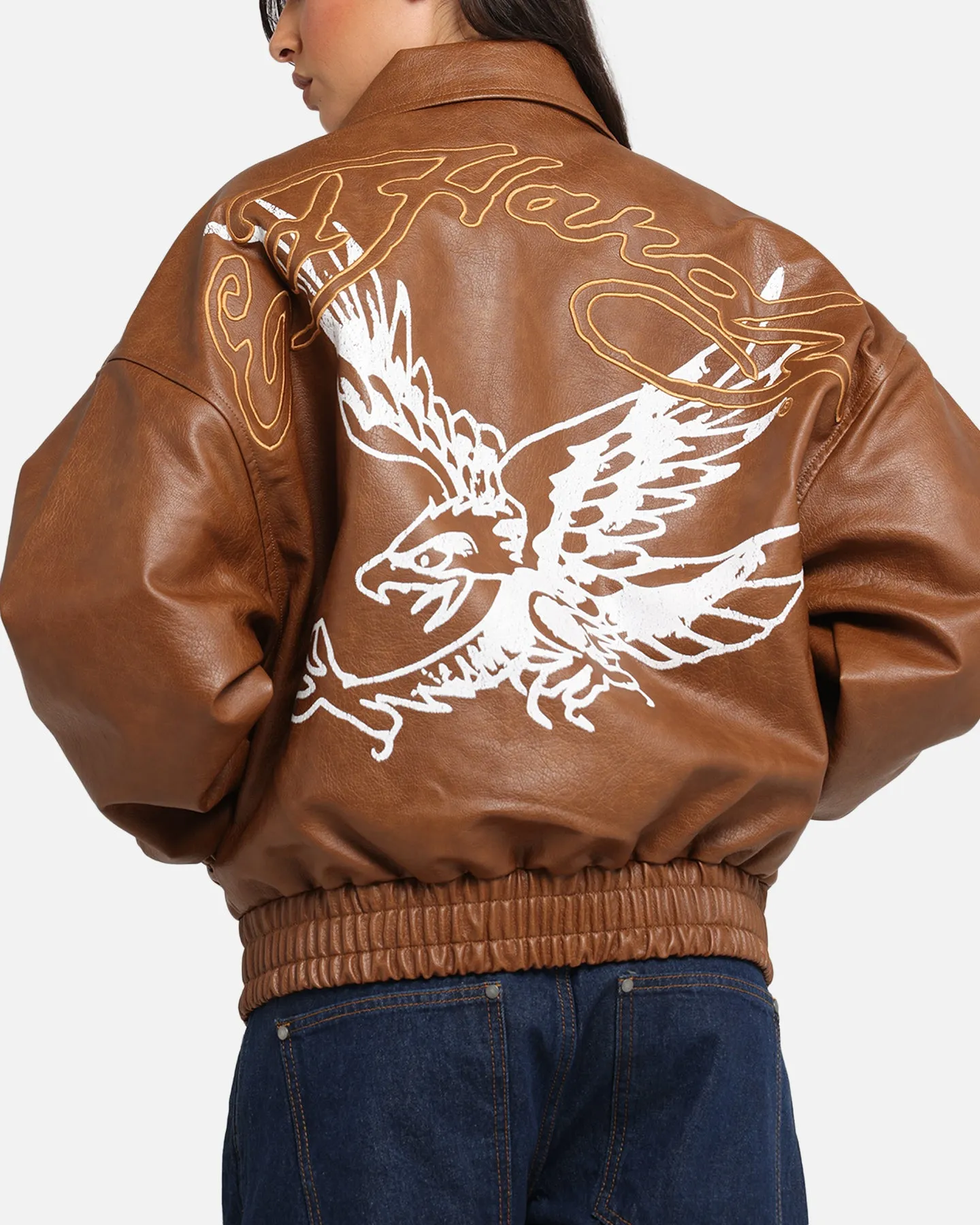Ed Hardy Eagle Jacket Brown