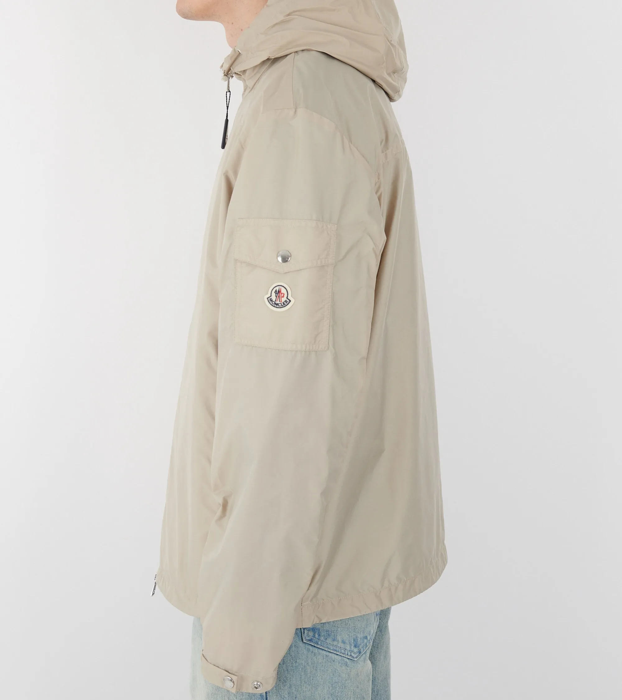 Etiache Hooded Rain Jacket Light Beige