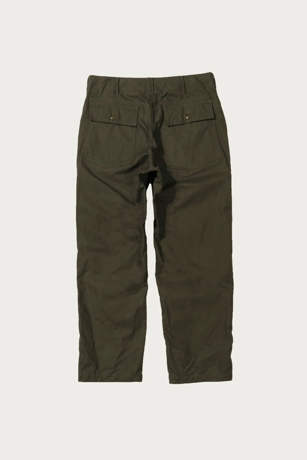 Fatigue Pant - Olive Cotton Brushed Herringbone