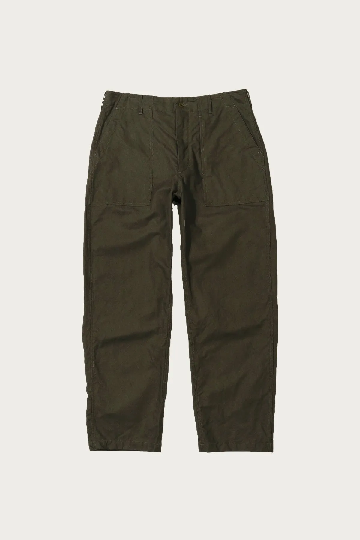 Fatigue Pant - Olive Cotton Brushed Herringbone