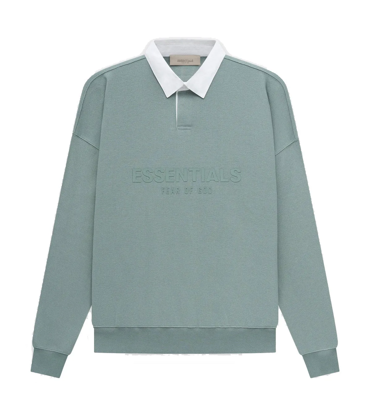 Fear of God Essential SS23 Long Sleeve Polo Shirt (Sycamore)