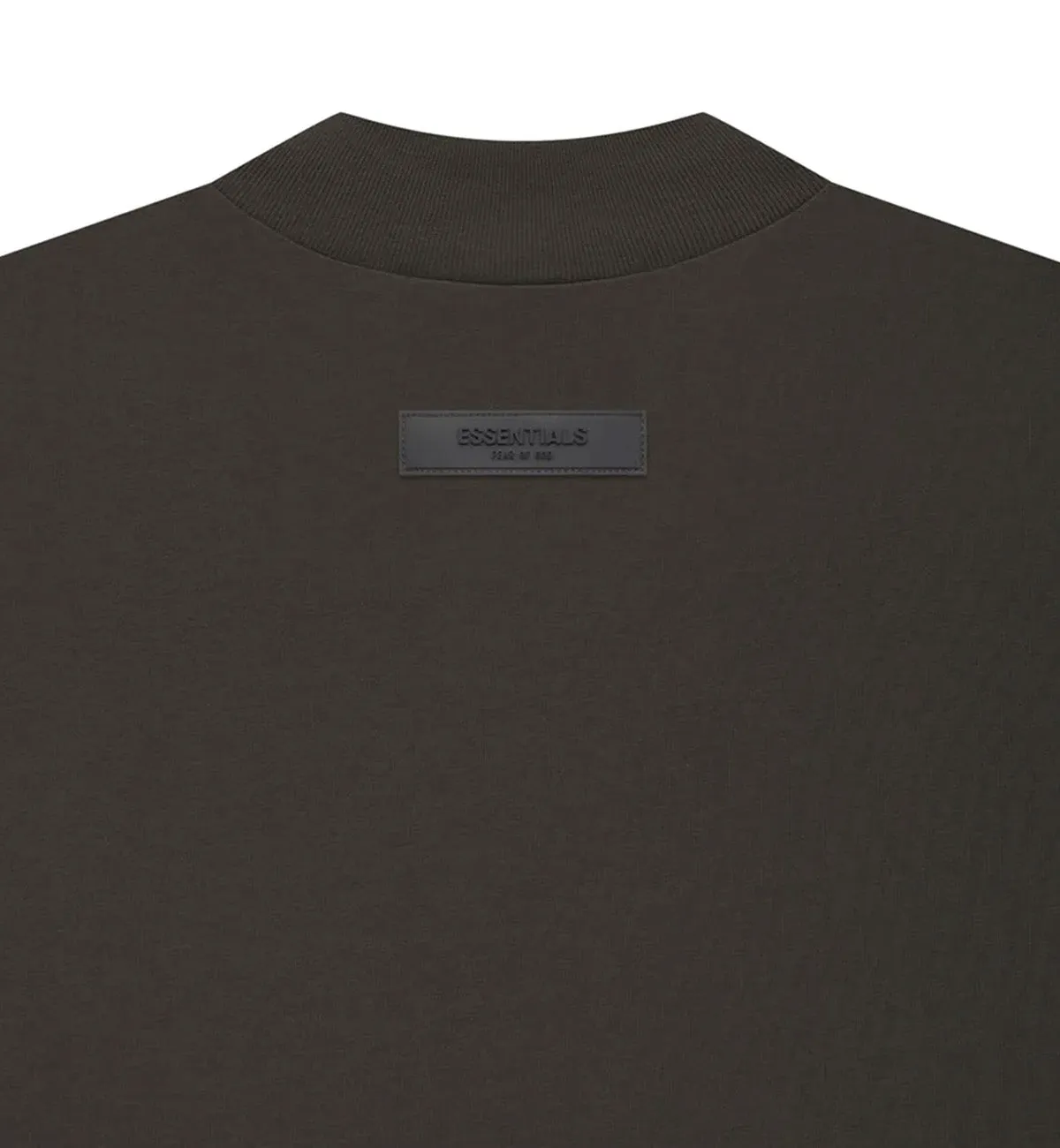 Fear of God Essential SS23 Long Sleeve T-Shirt (Off Black)