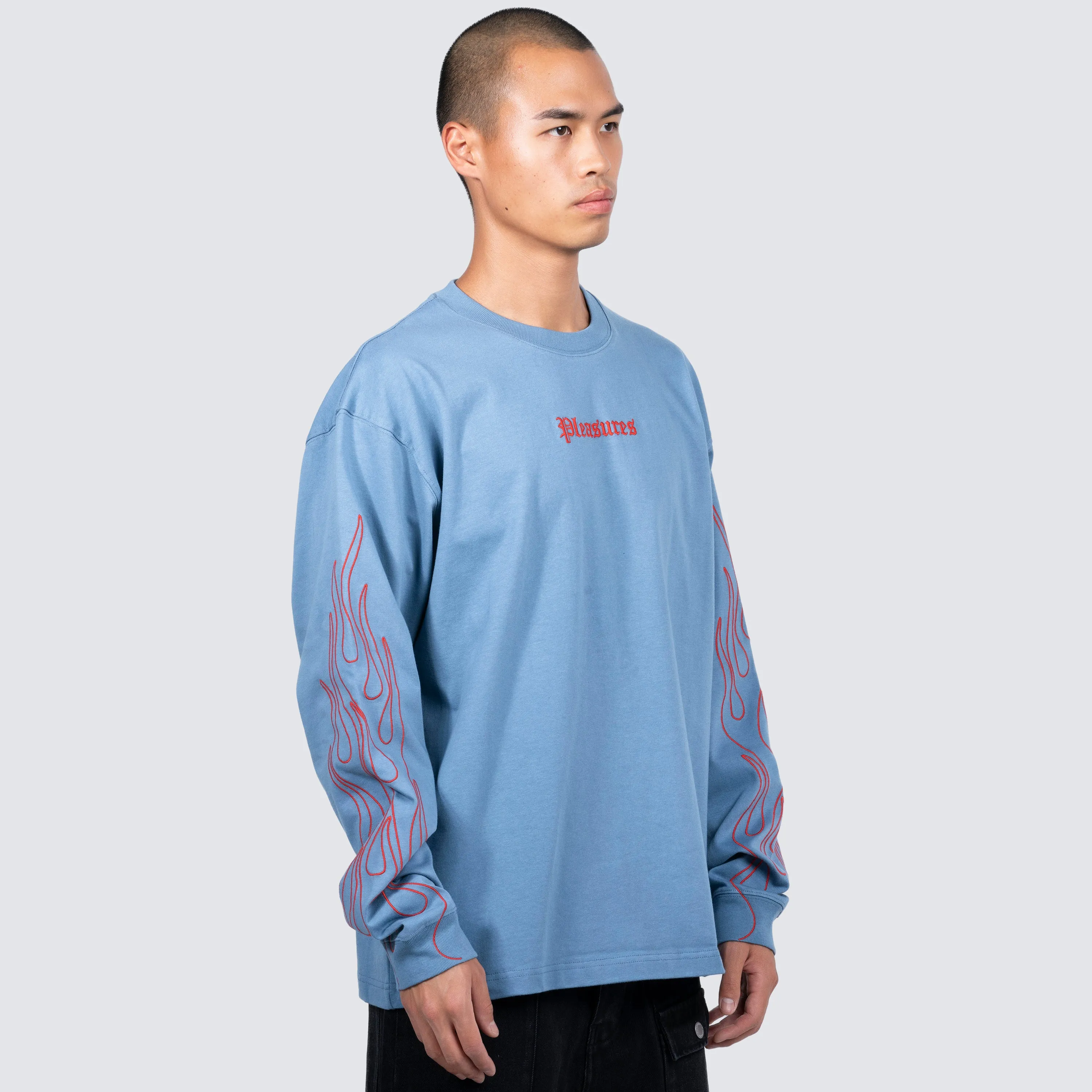 FIERY HEAVYWEIGHT LONGSLEEVE (SLATE)