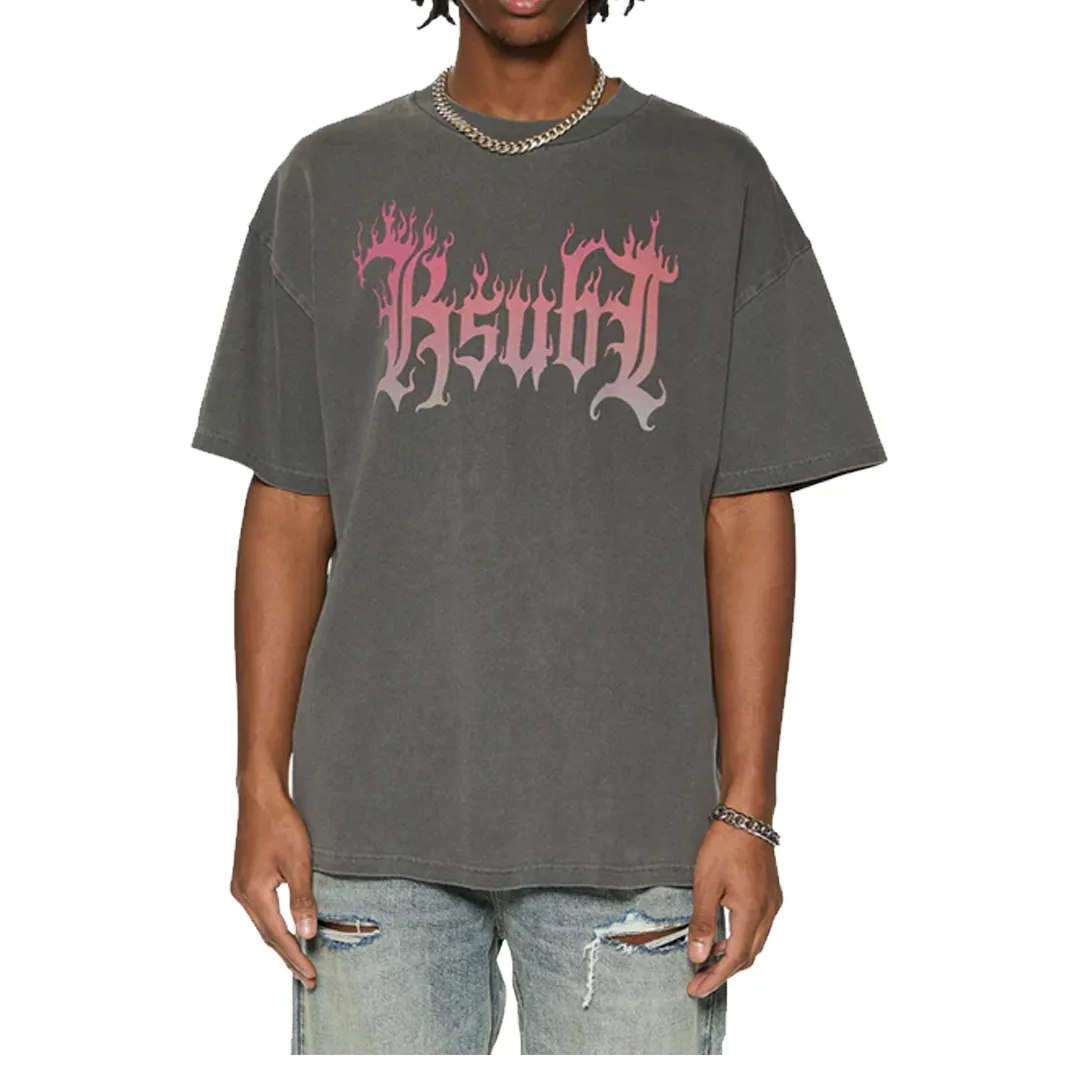 FUEGO EKCESS SHORT SLEEVE TEE CHARCOAL