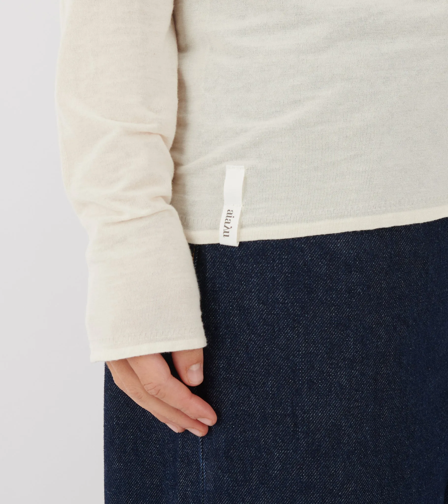 Gentle Long Sleeve Pure Ecru