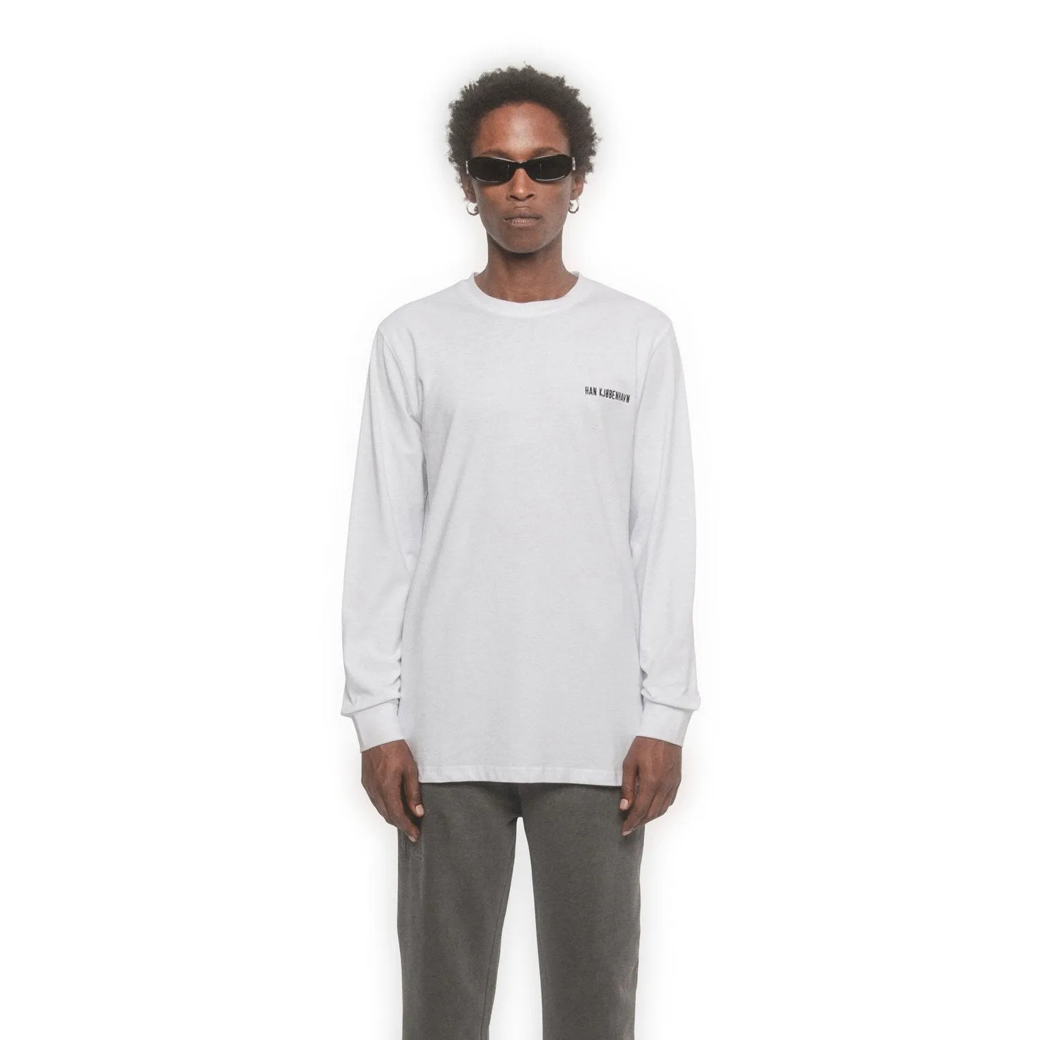 Han Kjbenhavn Men Casual Tee Long Sleeve White 130113