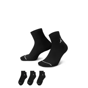 JORDAN ANKLE SOCKS BLACK (3 PAIRS)