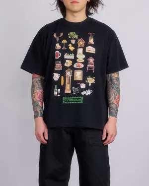 JW Anderson Diorama Printed T-Shirt Black