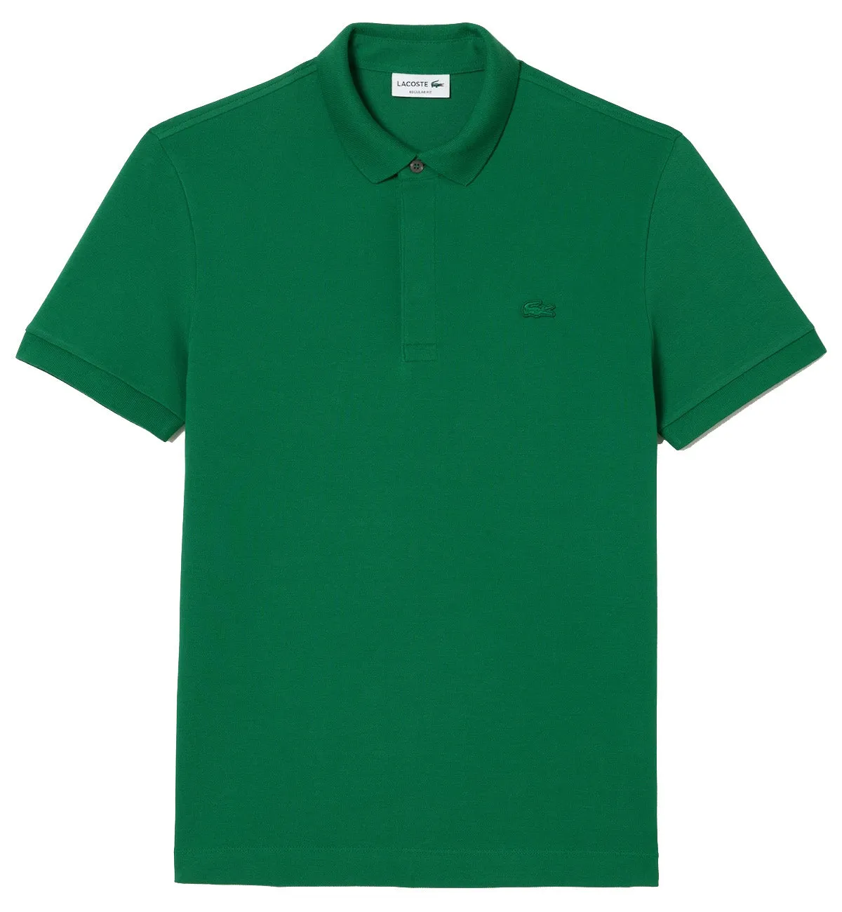 Lacoste Regular Fit Piqu Polo Shirt (Green)