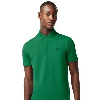 Lacoste Regular Fit Piqu Polo Shirt (Green)