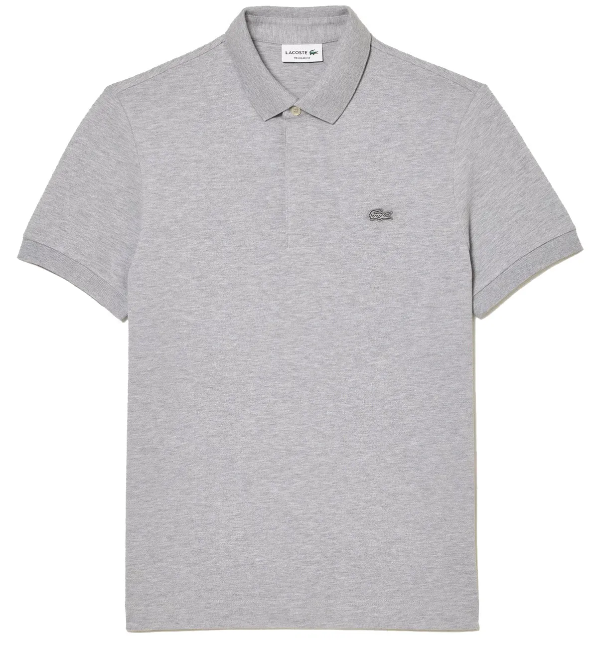 Lacoste Regular Fit Piqu Polo Shirt (Grey)